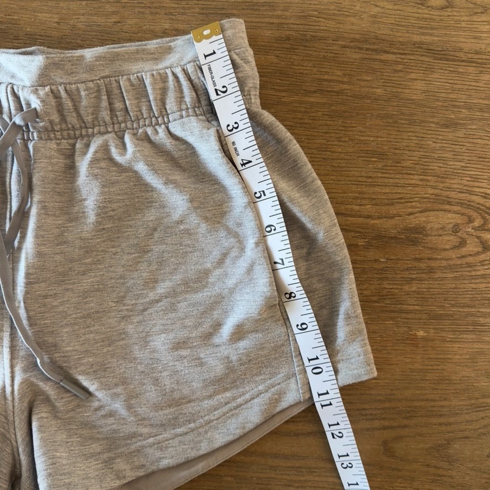 Lululemon‎ Inner Glow High Rise Short 3"-heathered grey-Modal #W7BB5S-Size 2 - Picture 7 of 12